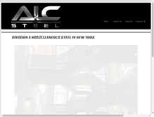 Tablet Screenshot of alcsteel.com